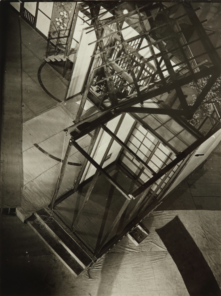 László Moholy-Nagy, Stage Set for Madame Butterfly, 1931, gelatin silver print, 4 1/2 x 3 1/2 inches, purchase with funds from Georgia-Pacific Corporation, 1984.227. László Moholy-Nagy, Stage Set for Madame Butterfly, 1931, gelatin silver print, 4 1/2 x 3 1/2 inches, purchase with funds from Georgia-Pacific Corporation, 1984.227.