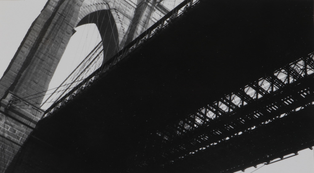 Walker Evans, The Bridge, 1929, gelatin silver print, gift of Arnold H. Crane, 73.72 F. Walker Evans, The Bridge, 1929, gelatin silver print, gift of Arnold H. Crane, 73.72 F.