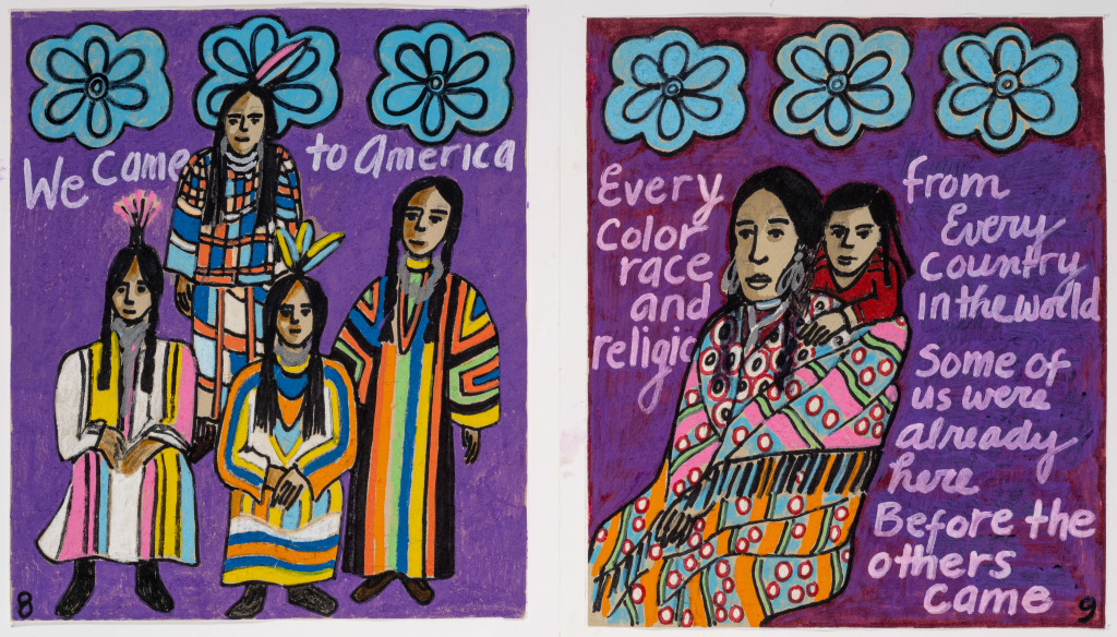 Faith Ringgold, We Came to America, 2016